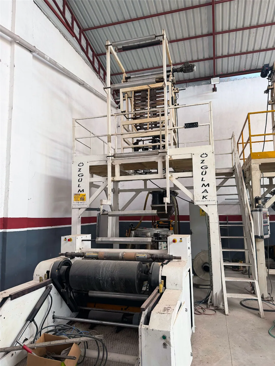 Özgülmak 90 cm Monolayer Şişirme Film Extruder Hattı