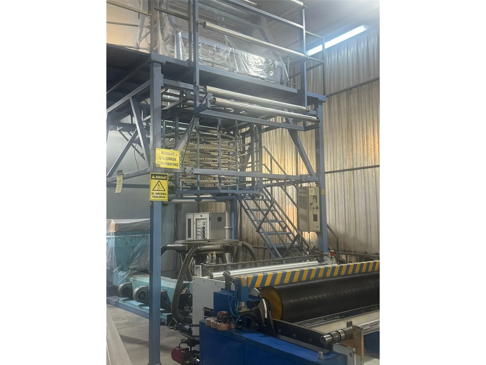 Fermak Marka Nonstop 160 CM Polietilen Film Extruder Makinesi