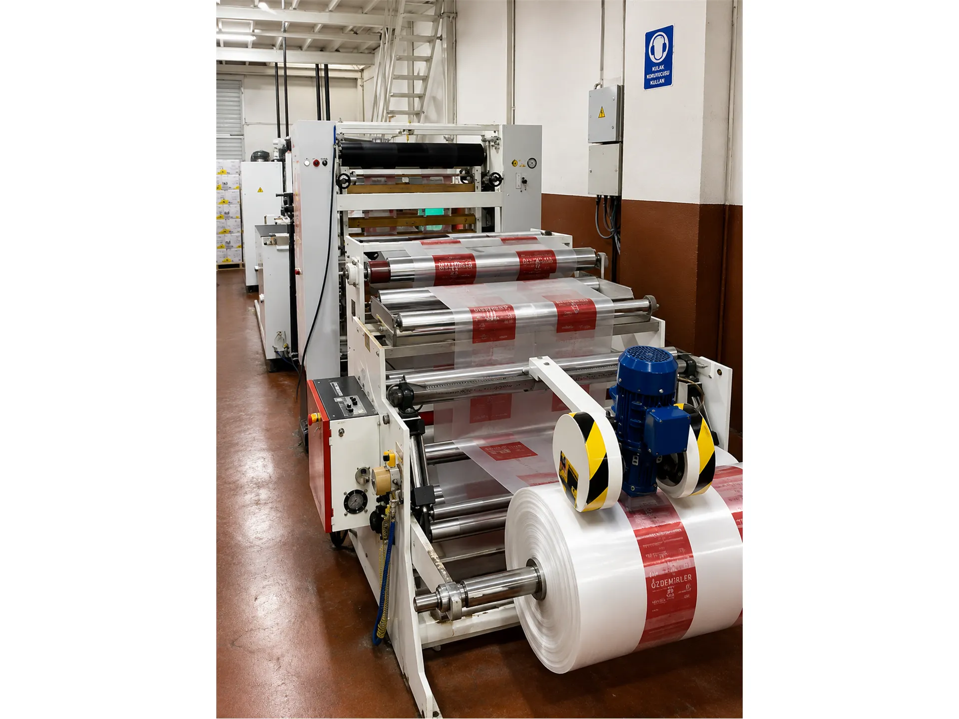 Süpermarket, Manav ve Zincir Marketler İçin Core’lu Rulo Tişört Poşet Üretim Makinesi